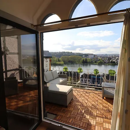 -Residenz Josephine- Atemberaubender Rheinblick Bis Zum Deutschen Eck Apartment Koblenz  Exterior photo