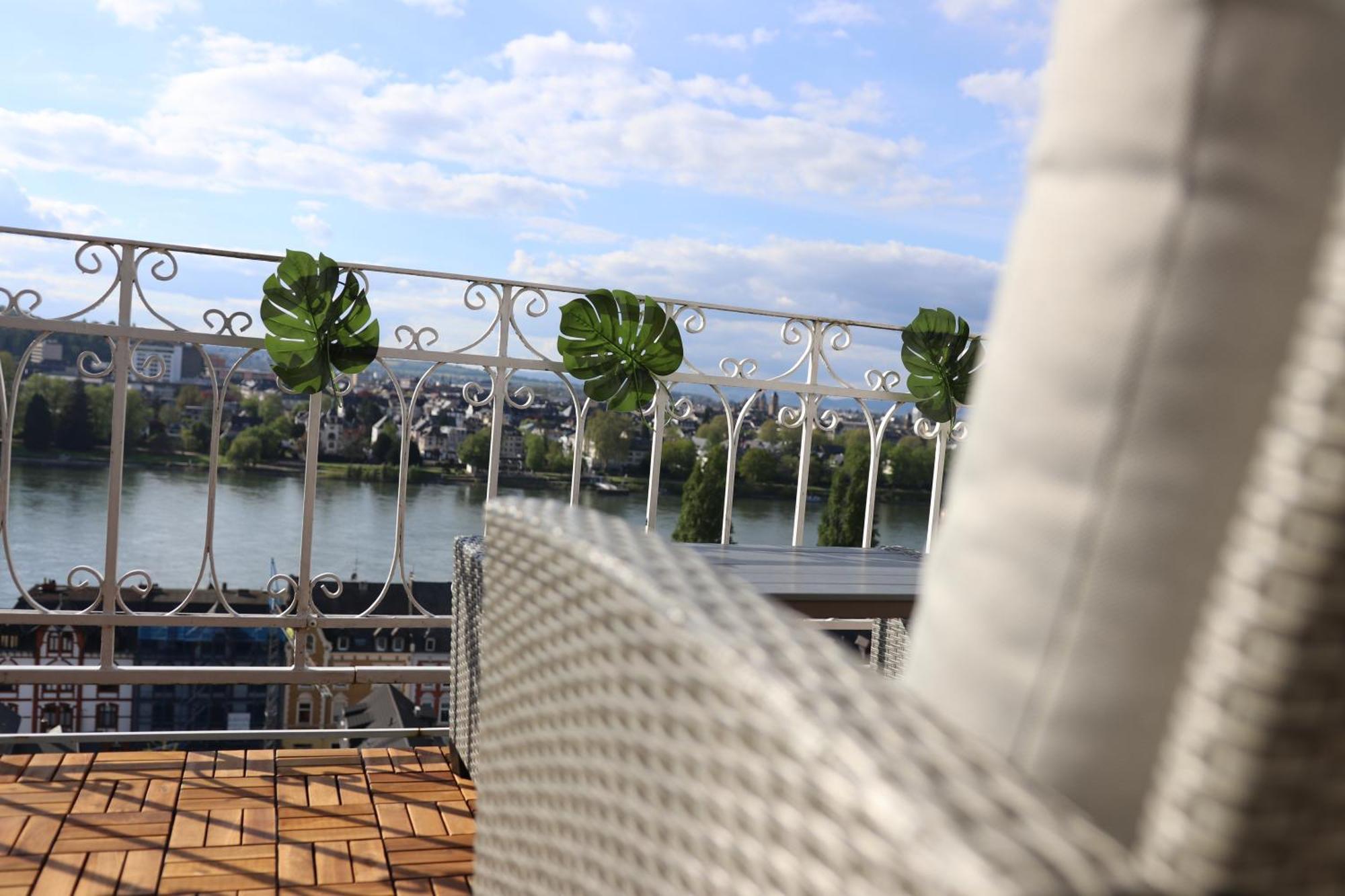 -residenz Josephine- Atemberaubender Rheinblick Bis Zum Deutschen Eck * Кобленц