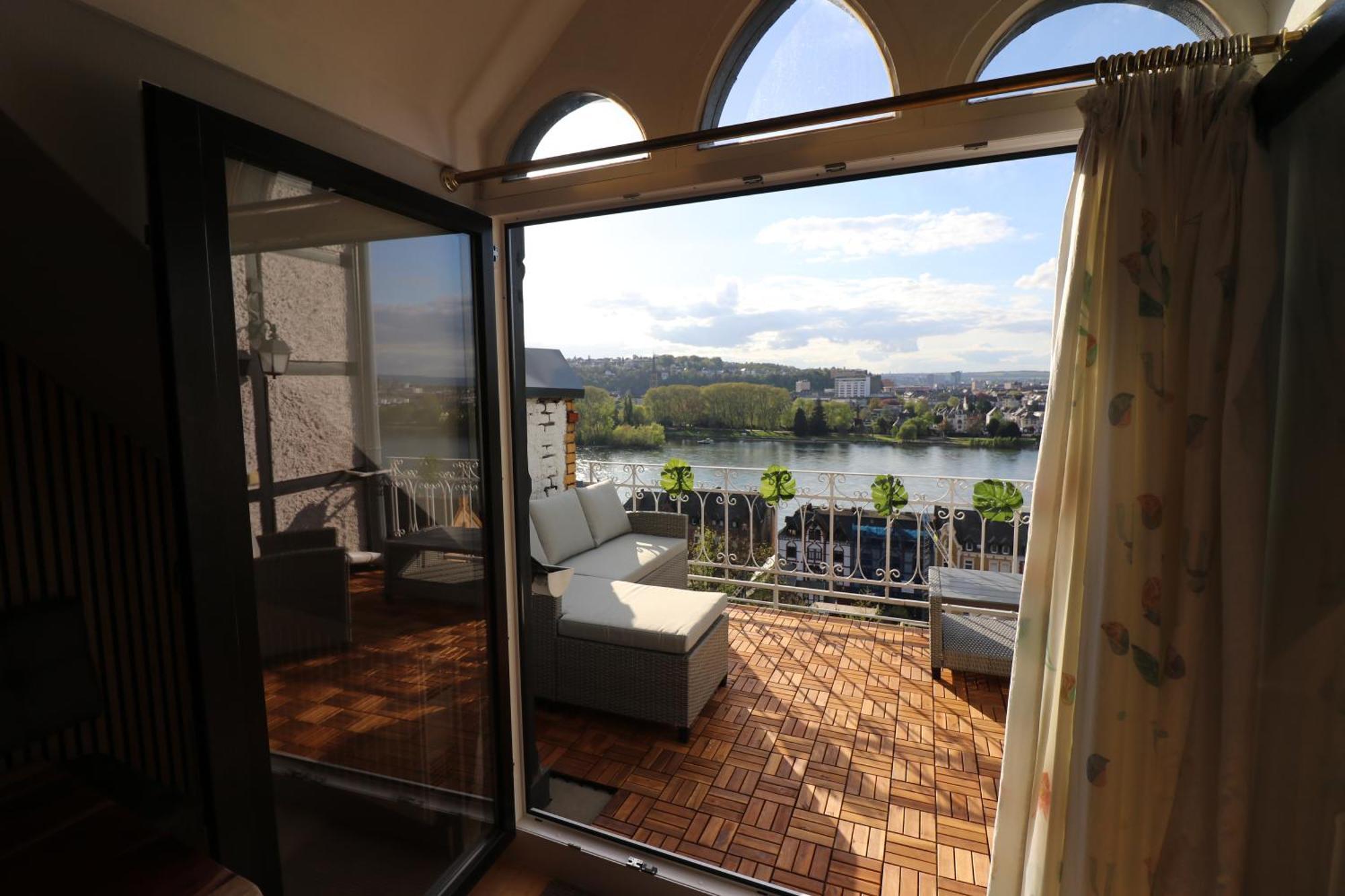 -residenz Josephine- Atemberaubender Rheinblick Bis Zum Deutschen Eck *